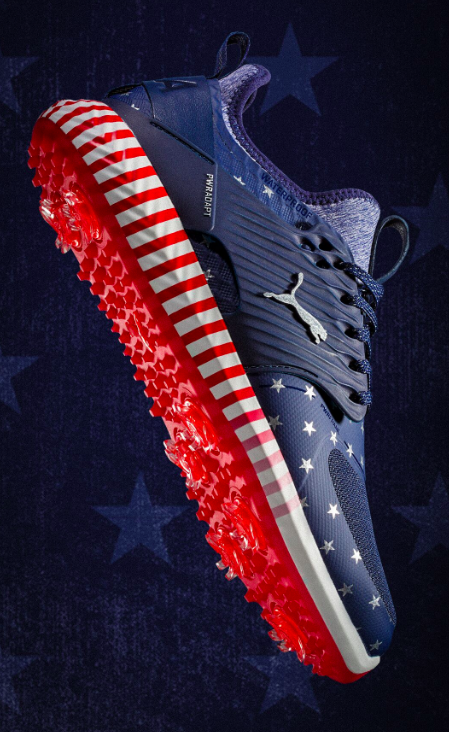 gary woodland american flag golf shoes